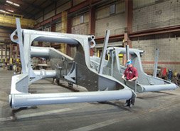 Large Mining Haul Truck Main Frame