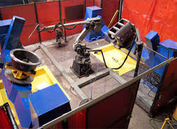 Robotic Welding Dual Postioner with Observation Deck