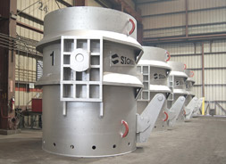 Signal Designed & Manufactured 100 Ton Steel Mill Ladles